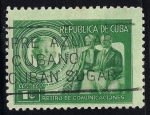 Stamps Cuba -  Antonio Oms Sarret y Pareja de ancianos