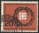 Stamps Germany -  EVANGELISCHER KIRCHENTAG - D. BUNDESPOST