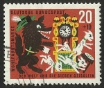 Sellos de Europa - Alemania -  WOHLFAHRT DER WOLF UND DIE - D. BUNDESPOST