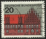 Stamps : Europe : Germany :  LANDESHAUPTSTADTE - D. BUNDESPOST