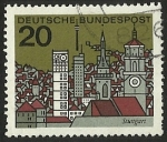 Sellos de Europa - Alemania -  LANDESHAUPTSTADTE - D. BUNDESPOST