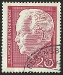 Stamps Germany -  BUNDESPRASIDENT LUDKE - D. BUNDESPOST