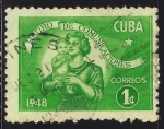 Sellos de America - Cuba -  Madre e hijo.