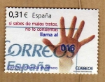 Stamps Spain -  Edidil 4389 Contra los malos tratos