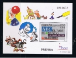 Stamps Spain -  Edifil  3766 SH  Exposición Mundial de Filatelia. España´2000  Personajes populares.  