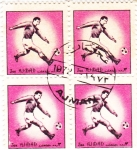 Sellos de Asia - Emiratos rabes Unidos -  Futbol -Ajman