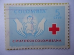 Stamps Colombia -  Cruz Roja Colombiana - cuidado de los Niños.
