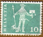 Stamps Switzerland -  Personaje