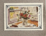 Stamps Russia -  Jarrón con flores