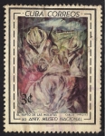 Stamps Cuba -  El secuestro de las mulatas, de Carlos Enríquez.