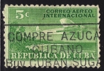 Stamps : America : Cuba :  AEROPLANO Y COSTA DE CUBA.