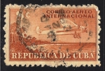 Stamps : America : Cuba :  AEROPLANO Y COSTA DE CUBA.