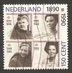 Stamps Netherlands -  1359 - Centº del reinado femenino en el trono de Holanda, Emma, Wilhelmine, Juliana y Beatriz