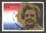 Stamps Netherlands -  1106 - 70 Anivº de la Reina Juliana