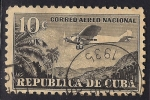 Stamps : America : Cuba :  AEROPLANO.