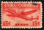 Sellos de America - Cuba -  Cuatrimotor