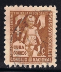 Stamps : America : Cuba :  CONSEJO NACIONAL DE TUBERCULOSIS.