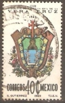 Stamps Mexico -  ESCUDO.  FUNDACIÒN  DE  VERACRUZ