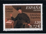 Stamps Spain -  Edifil  3808  Literatura española. IV cente. del nacimiento de Baltasar Gracián.  