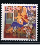 Stamps Spain -  Edifil  3835  Navidad ´2001. Emisión conjunta con Alemania.  