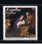 Stamps Spain -  Edifil  3836  Navidad ´2001. Emisión conjunta con Alemania.  
