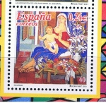 Stamps Spain -  Edifil  3837 A SH  Navidad ´2001. Emisión conjunta con Alemania.  