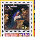Stamps Spain -  Edifil  3837 B SH  Navidad ´2001. Emisión conjunta con Alemania.  