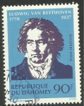 Sellos de Africa - Benin -  Beethoven