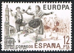 Stamps : Europe : Spain :  BAILE POPULAR LA JOTA