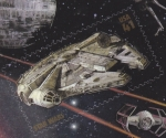 Stamps United States -  Star Wars - Millennium Falcon