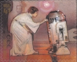 Stamps United States -  Star Wars - Princess Leia and R2-D2