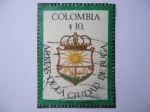 Sellos de America - Colombia -  Escudo de Armas de la Ciudad de Buga