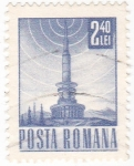 Stamps Romania -  TORRE DE COMUNICACIONES