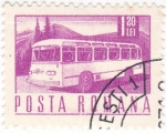 Stamps : Europe : Romania :  AUTOBUS