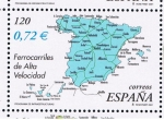 Stamps Spain -  Edifil  3855 C  150 Años del ministerio de Fomento. Programa de Infraestructuras.  