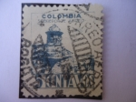 Stamps Colombia -  fgortaleza de San Sebastián del Pastelillo, Cartagena de India-