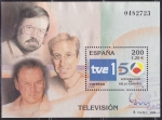 Stamps : Europe : Spain :  HB - Television