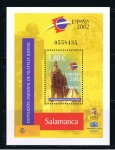 Stamps Spain -  Edifil  3878 SH  Exposición Mundial de Filatelia Juvenil España´2002. Salamanca.  