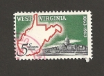 Stamps United States -  100 años estado West Viginia