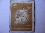 Stamps Colombia -  IV Juegos Deportivos Bolivarianos -  Barranquilla 1961