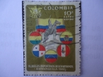 Sellos de Asia - Colombia -  IV Juegos Deportivos Bolivarianos -  Barranquilla 1961
