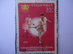Stamps Colombia -  IV Juegos Deportivos Bolivarianos -  Barranquilla 1961