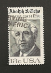 Sellos de America - Estados Unidos -  Adolph S. Ochs, editor