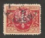 Stamps Poland -  228 - Escudo de armas