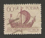 Sellos de Europa - Polonia -  1246 - Barco de vela Koga