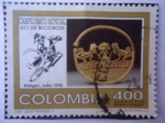 Sellos de America - Colombia -  Campeonato Mundial UCI de Bicicross -Melgar