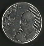 monedas de America - Brasil -  CINCUENTA CENTAVOS BRASIL (POSTERIOR)