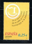 Stamps Spain -  Edifil  3883  Homenaje a la peseta.  