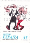 Stamps Spain -  MORTADELO Y FILEMÓN-Personajes del Tebeo (T)