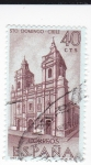 Stamps Spain -  CONVENTO DE SANTO DOMINGO-Forjadores.de América Chile  (T)